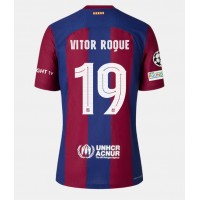 Maglie da calcio Barcelona Vitor Roque #19 Prima Maglia 2023-24 Manica Corta